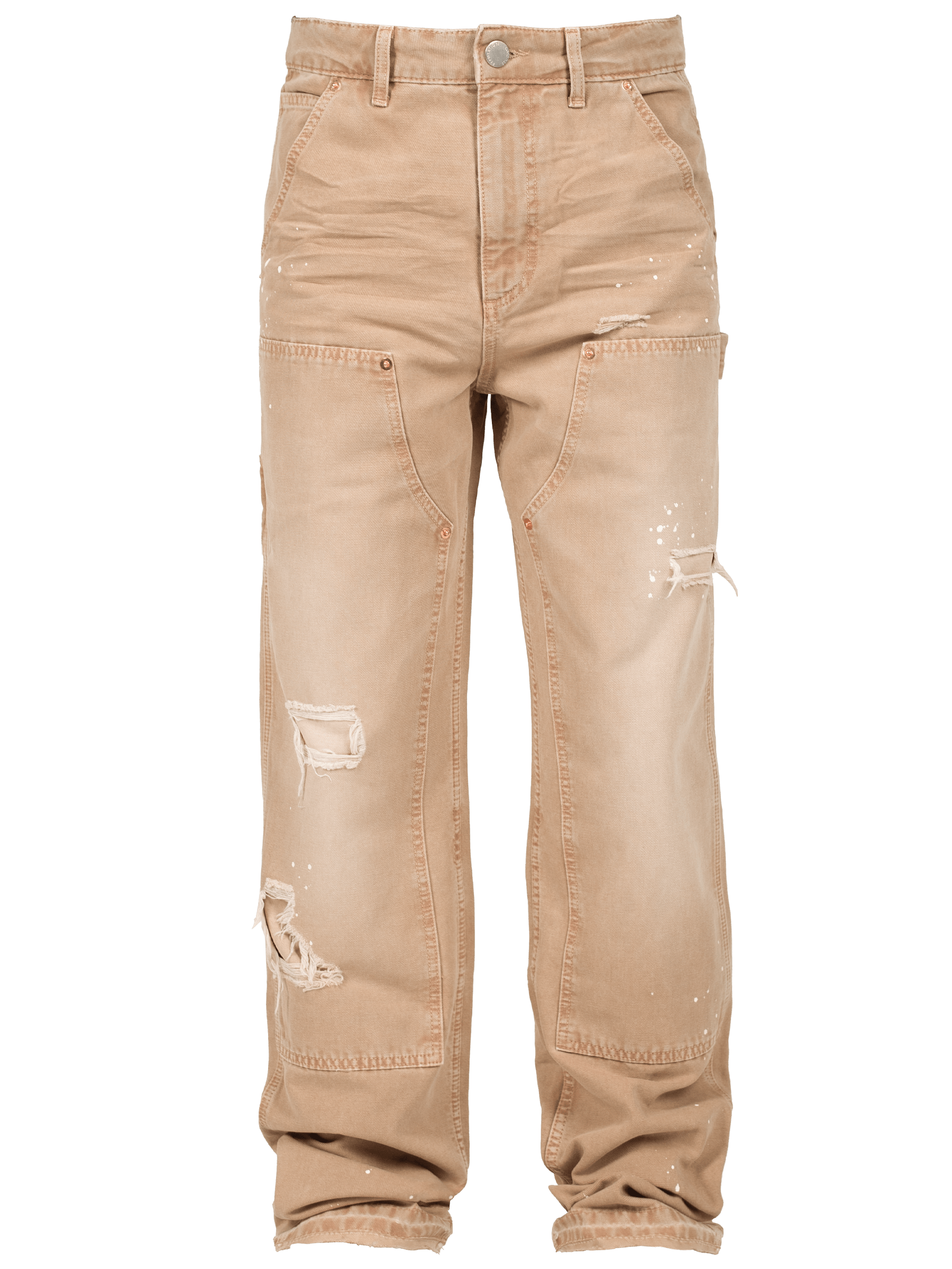 Carpenter Canvas Pants - Beige