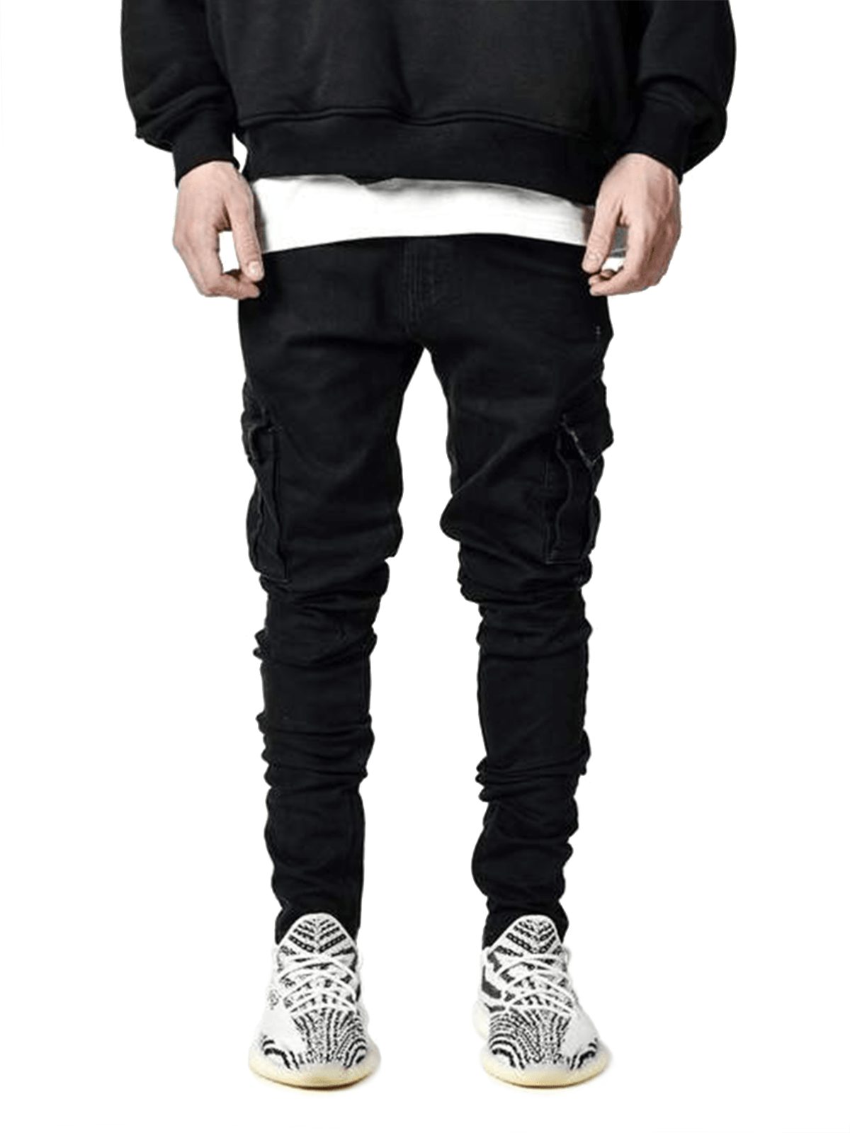 Cargo Denim - Black - Reputation Studios