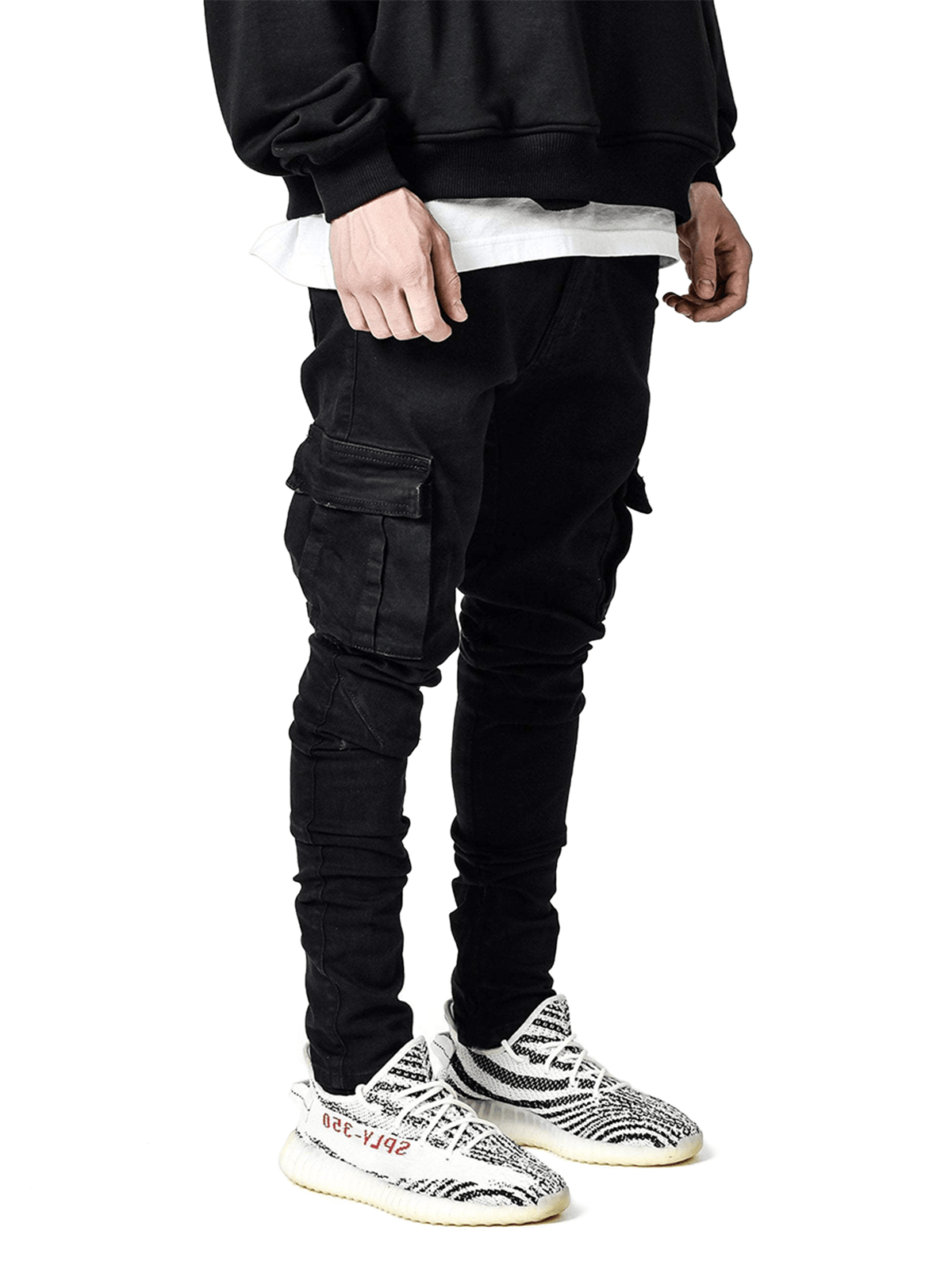 Cargo Denim - Black - Reputation Studios