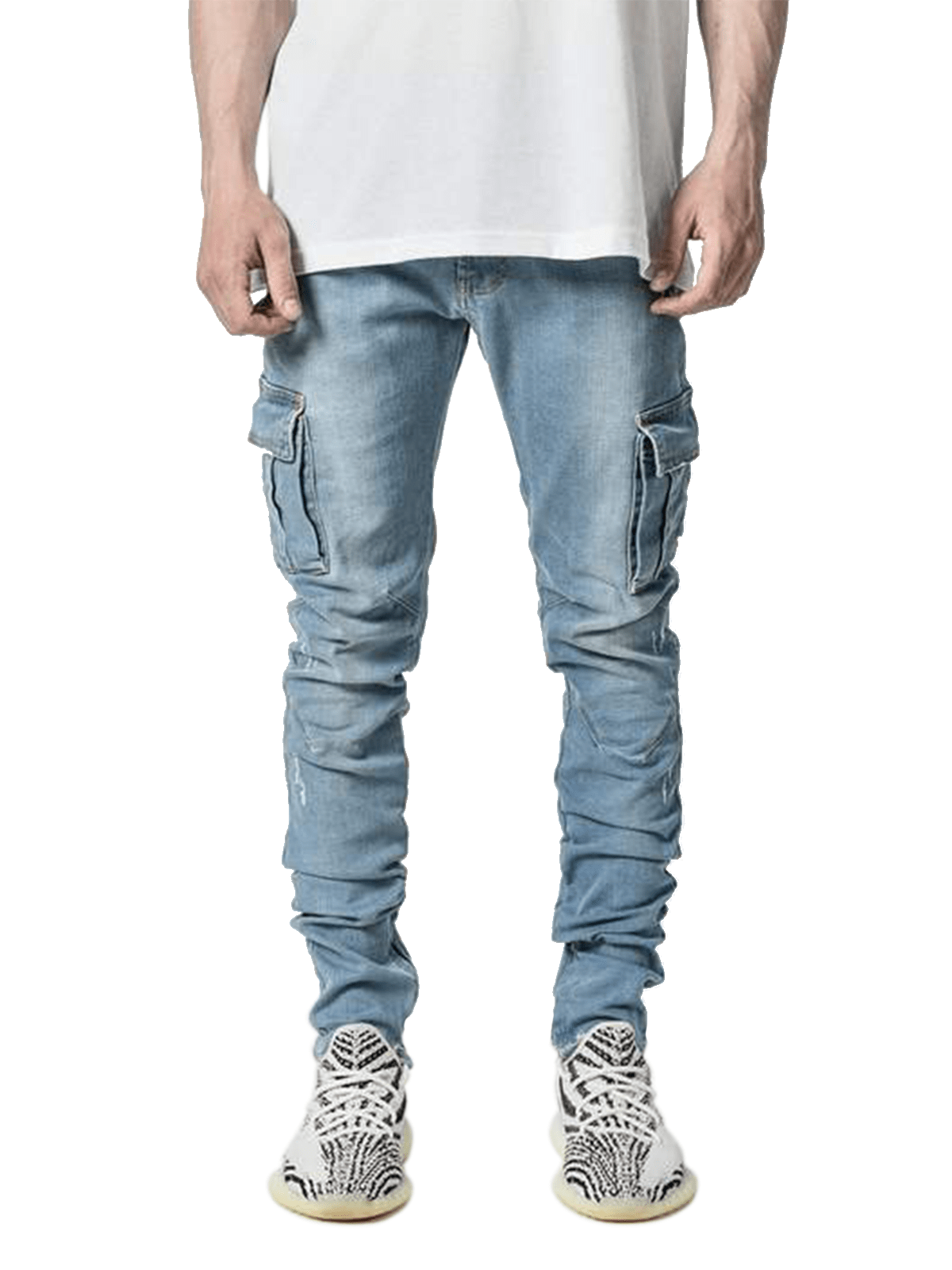 Cargo Denim - Light Stone - Reputation Studios
