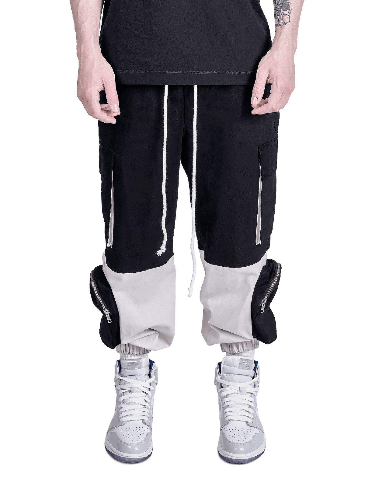 Cargo Pants - Two Tone Beige