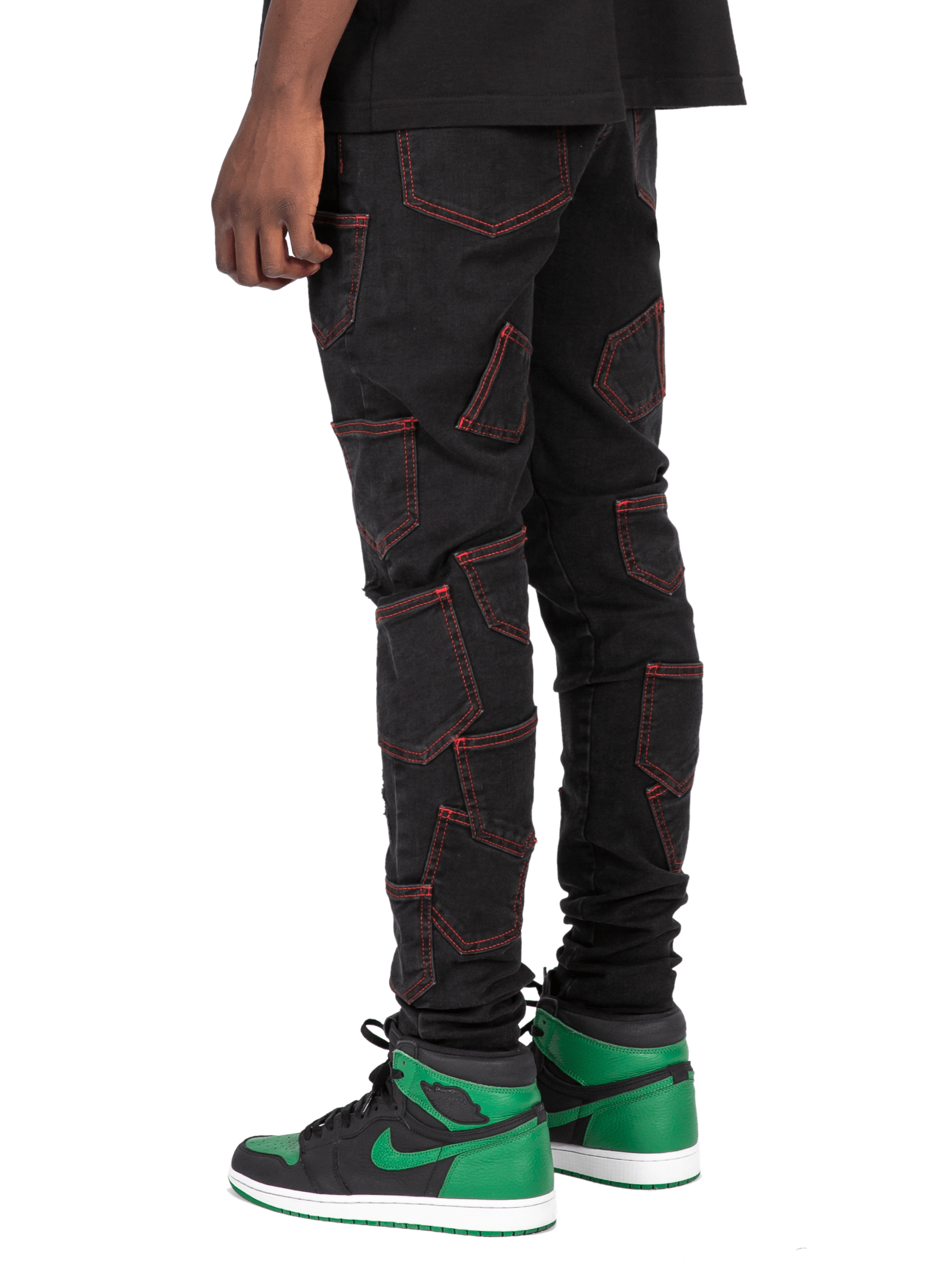 Contrast Stitch Denim