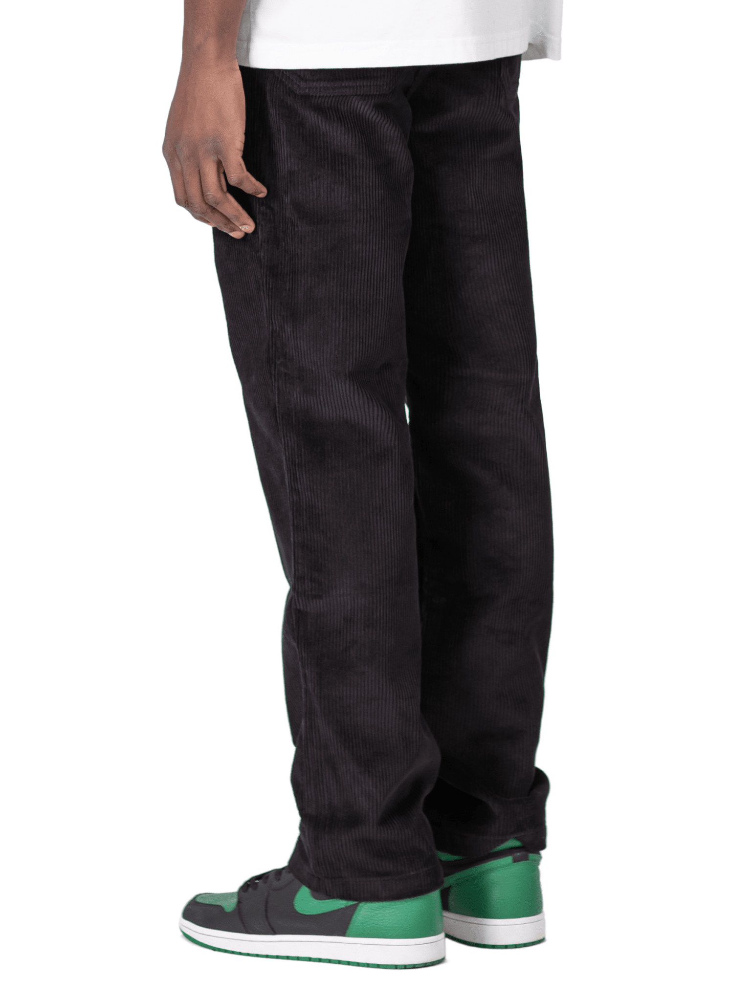 Cord Pants - Black - Reputation Studios