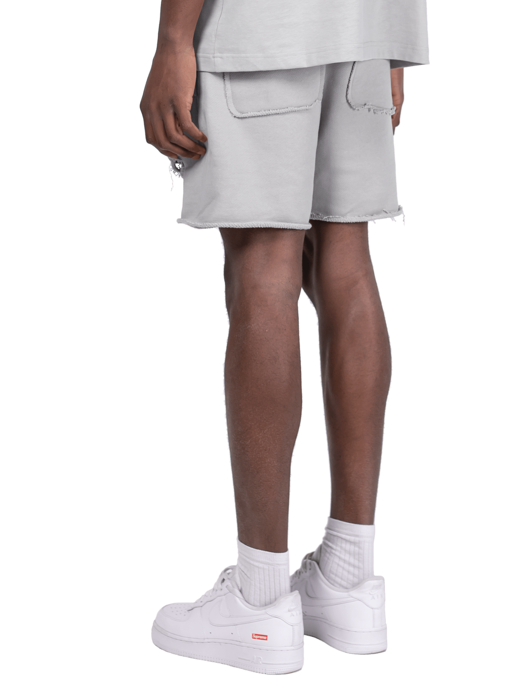 Ripped Shorts - Stone