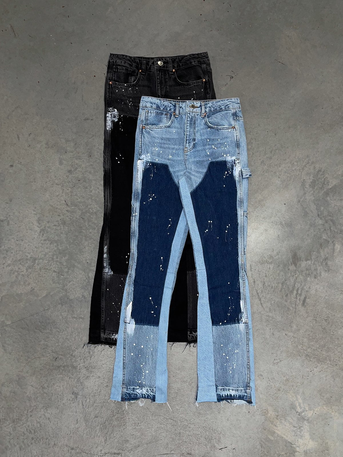 Flare Denim - Black - Reputation Studios