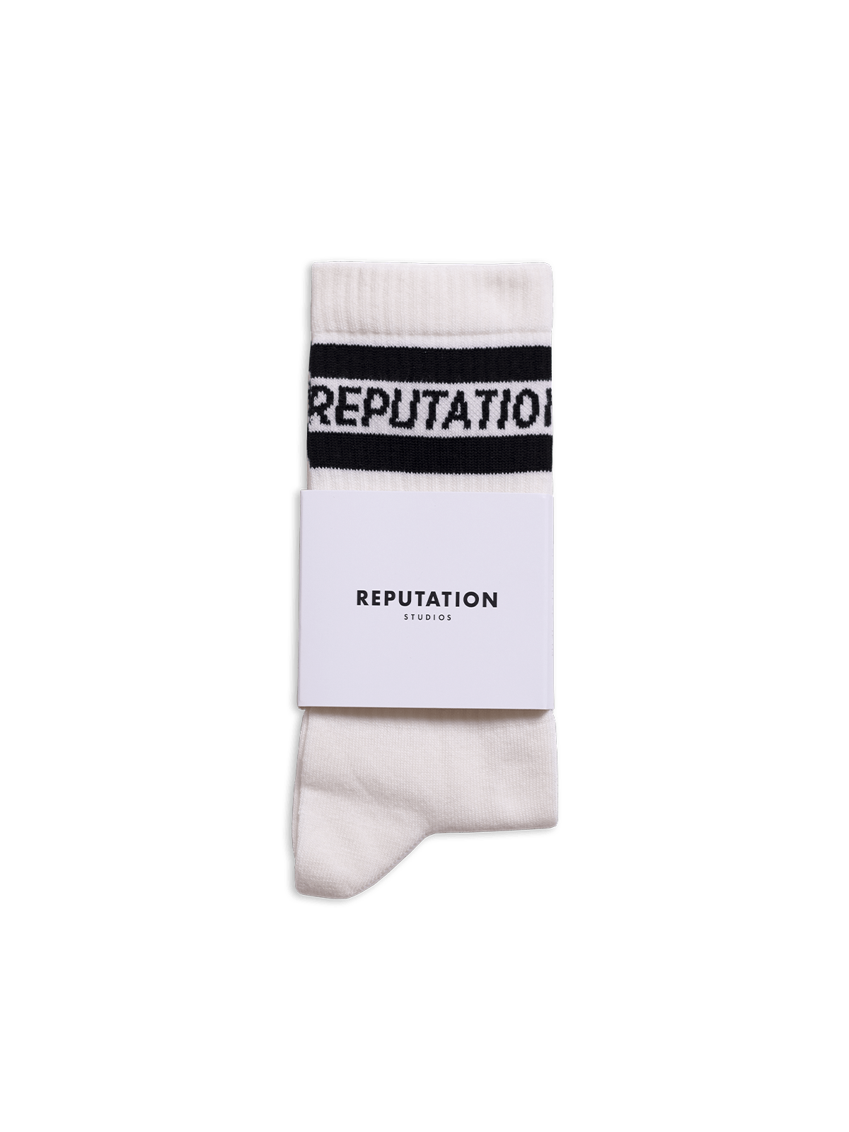 Italic Logo Socks - Off White