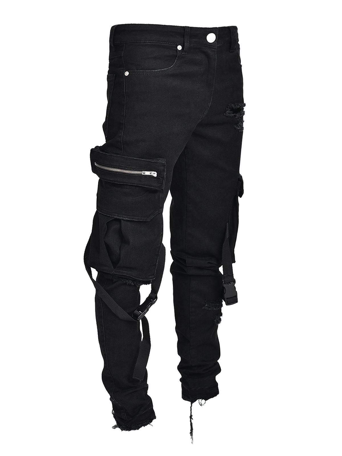 Cargo Denim Straps - Black