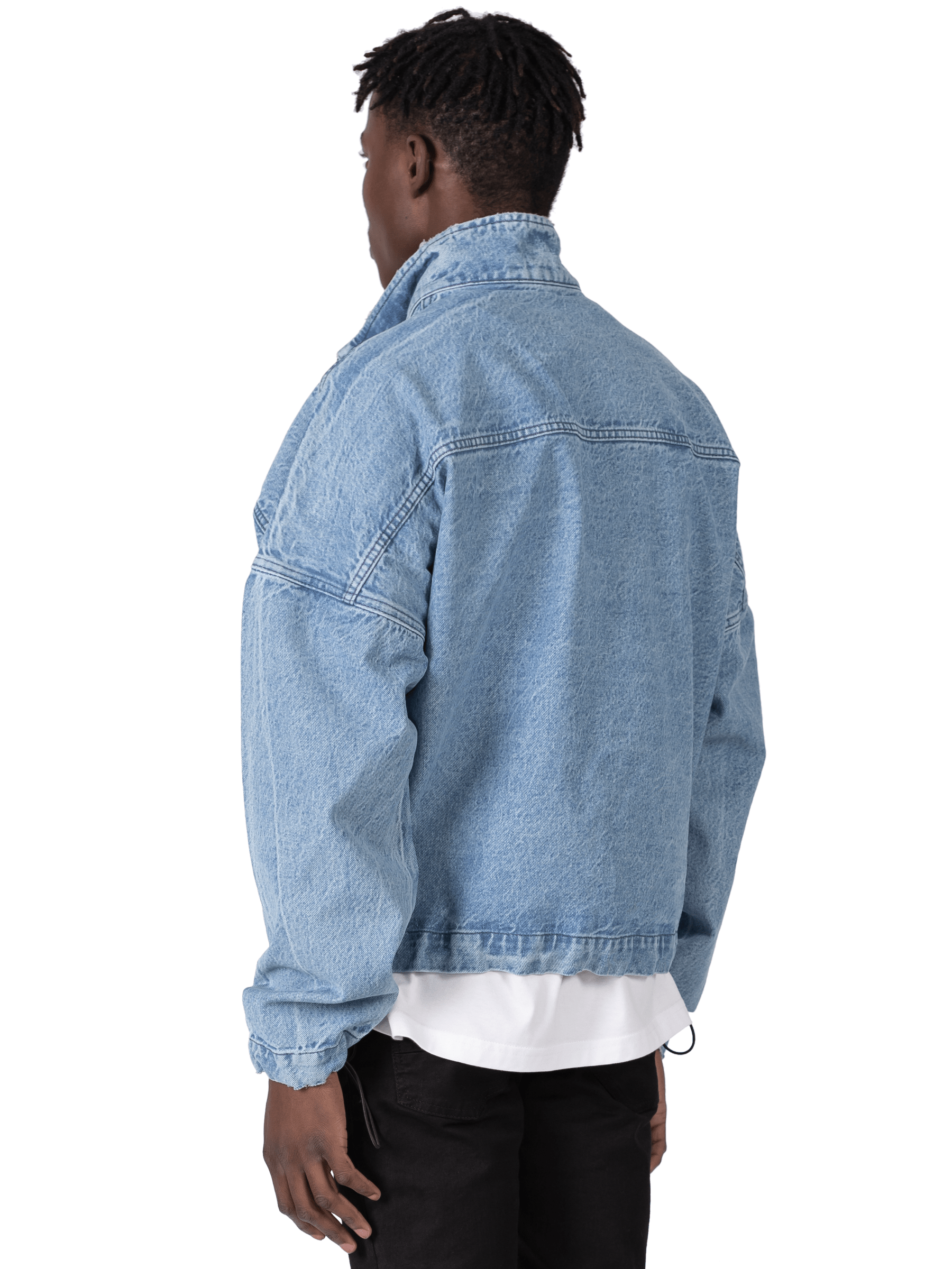 Denim Anorak - Light Wash