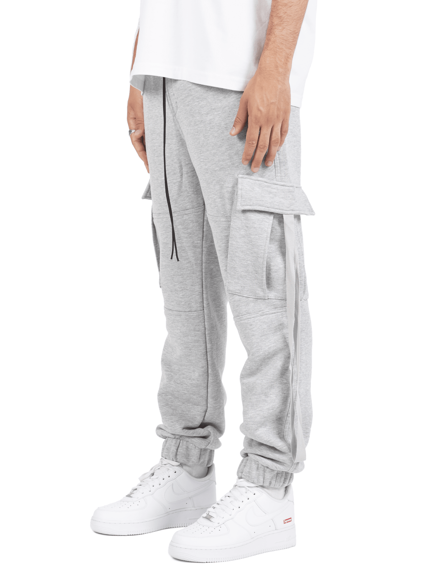 Lounge Cargo Pants - Grey - Reputation Studios