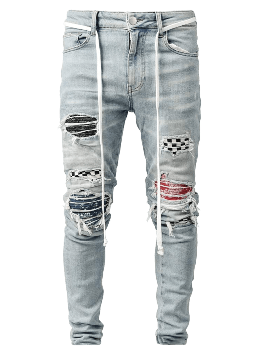 Biker Patch Denim - Multi