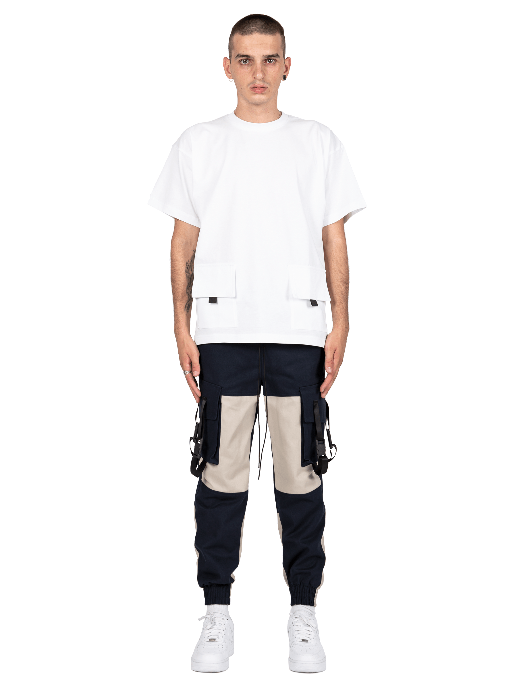 Tech Cargo Pants - Navy