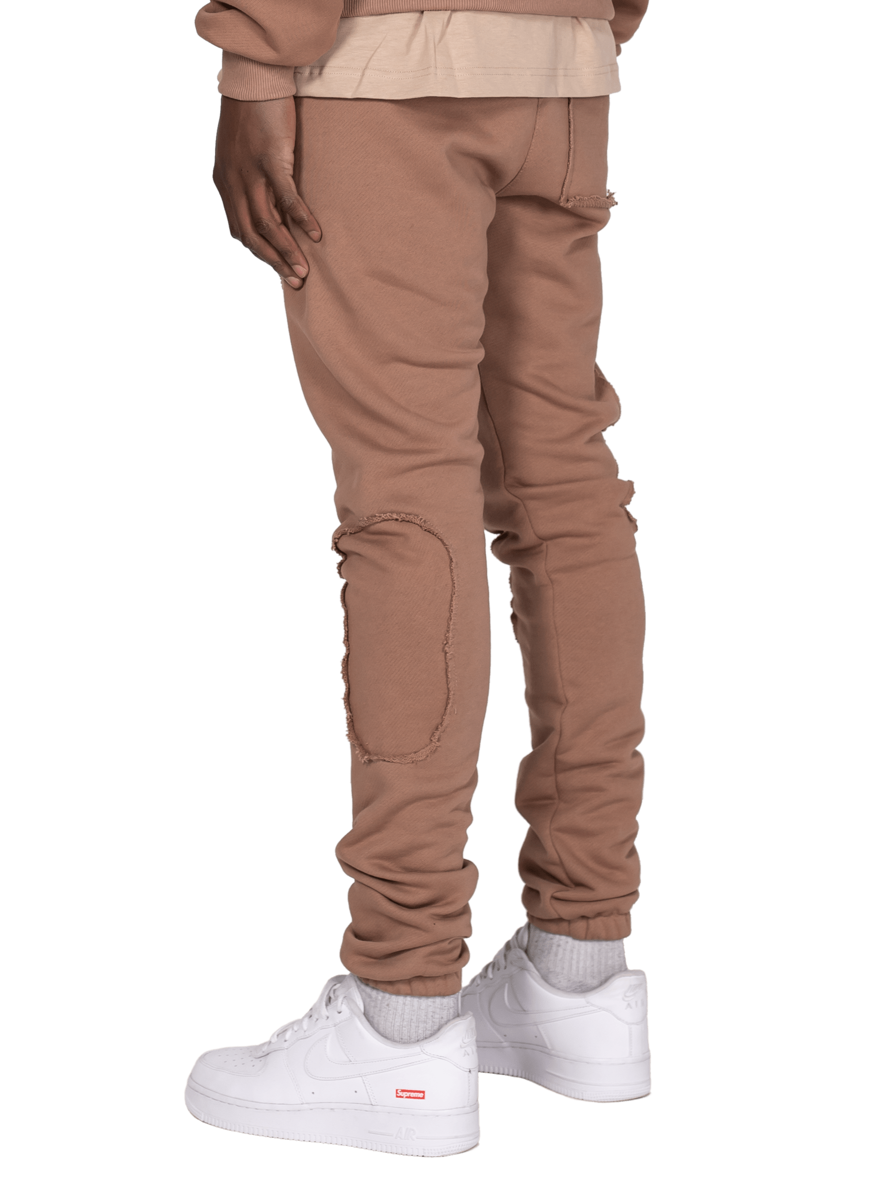 Repaired Sweatpants - Clay