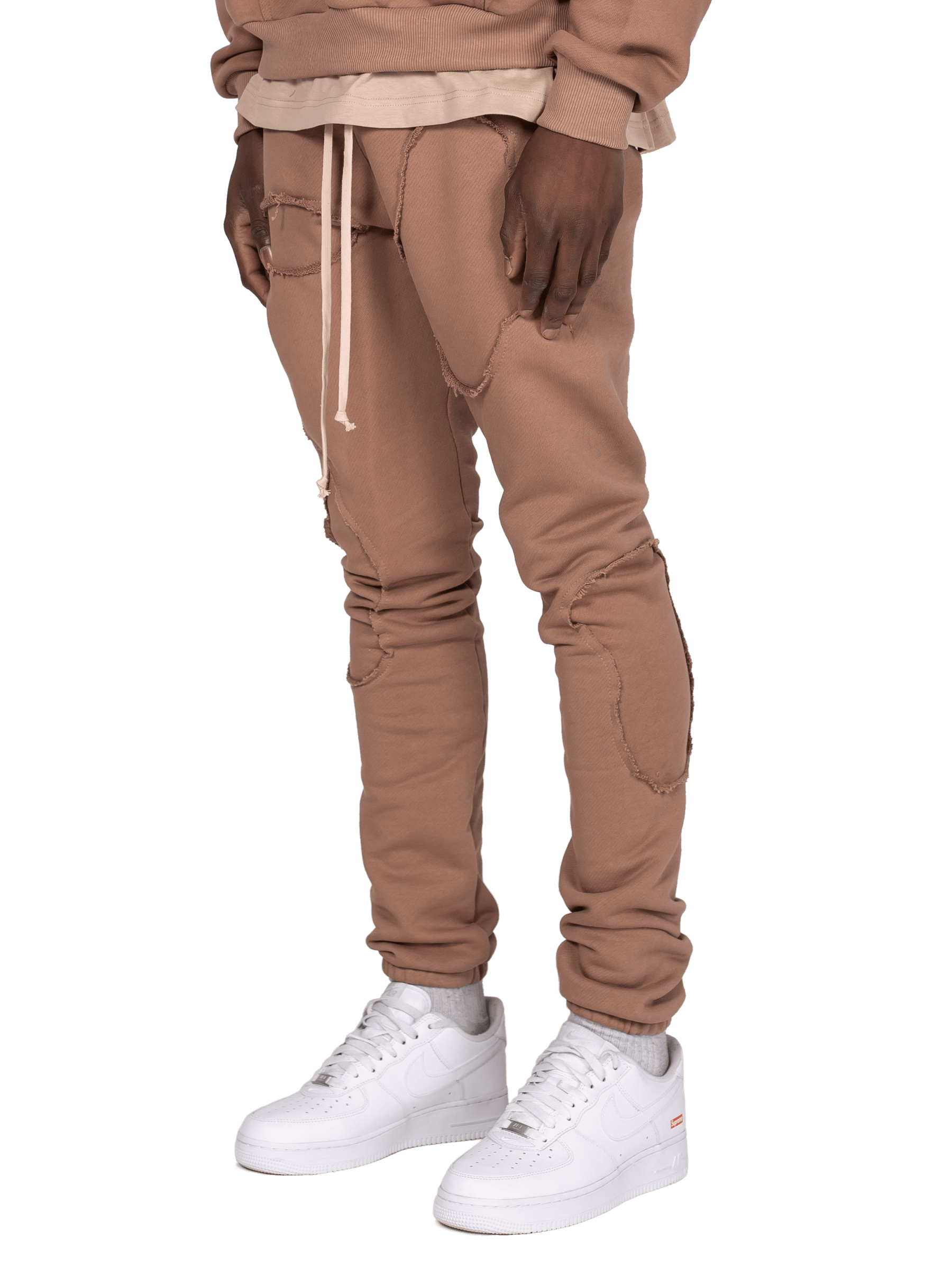 Repaired Sweatpants - Clay