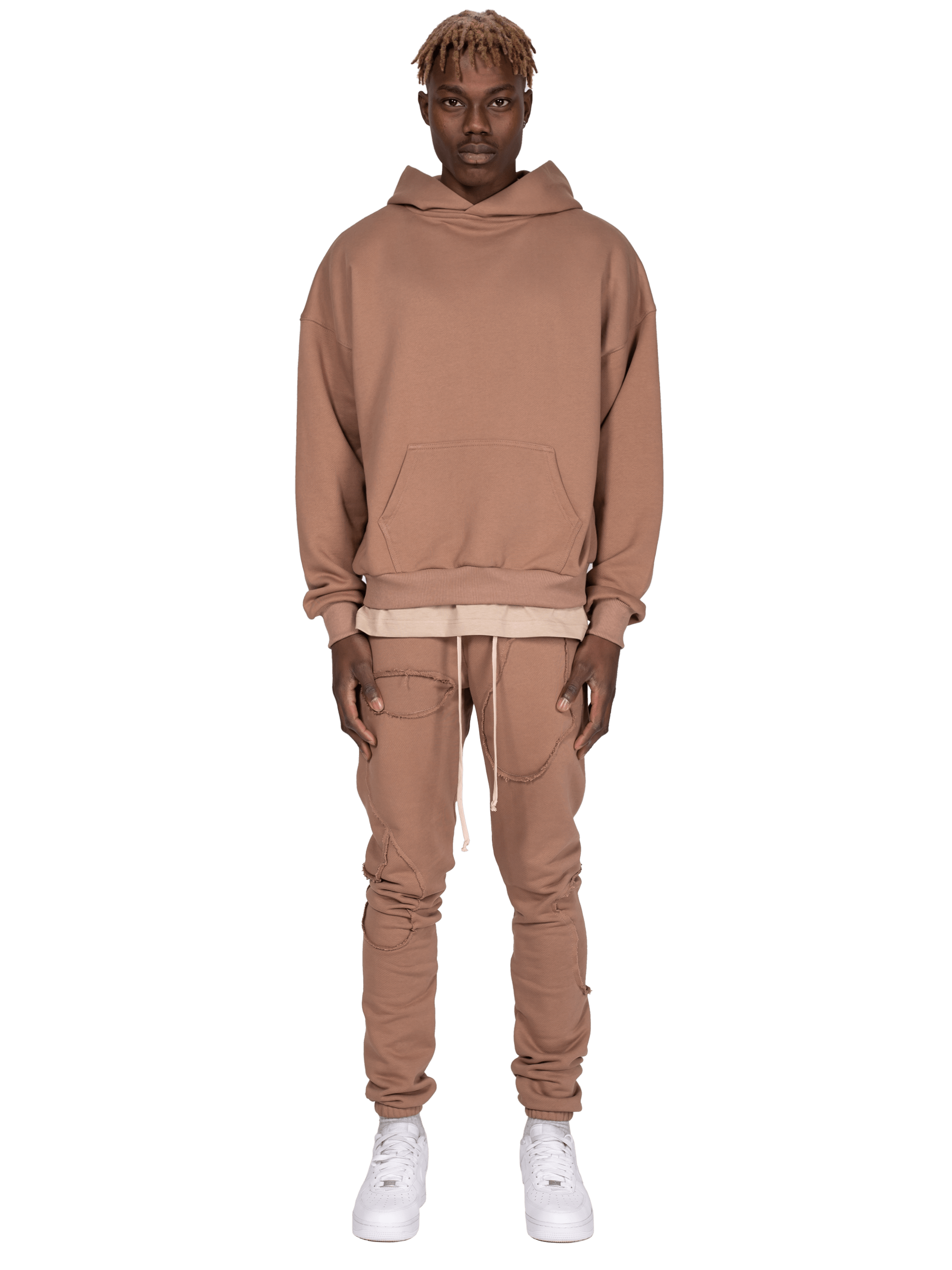 Repaired Sweatpants - Clay