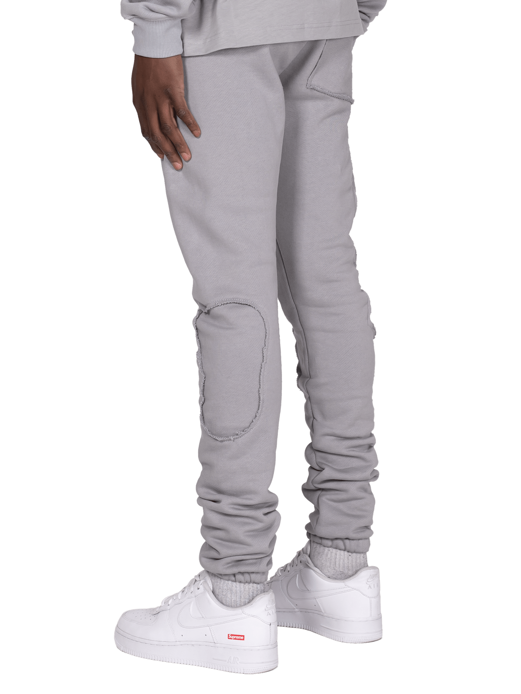 Repaired Sweatpants - Stone