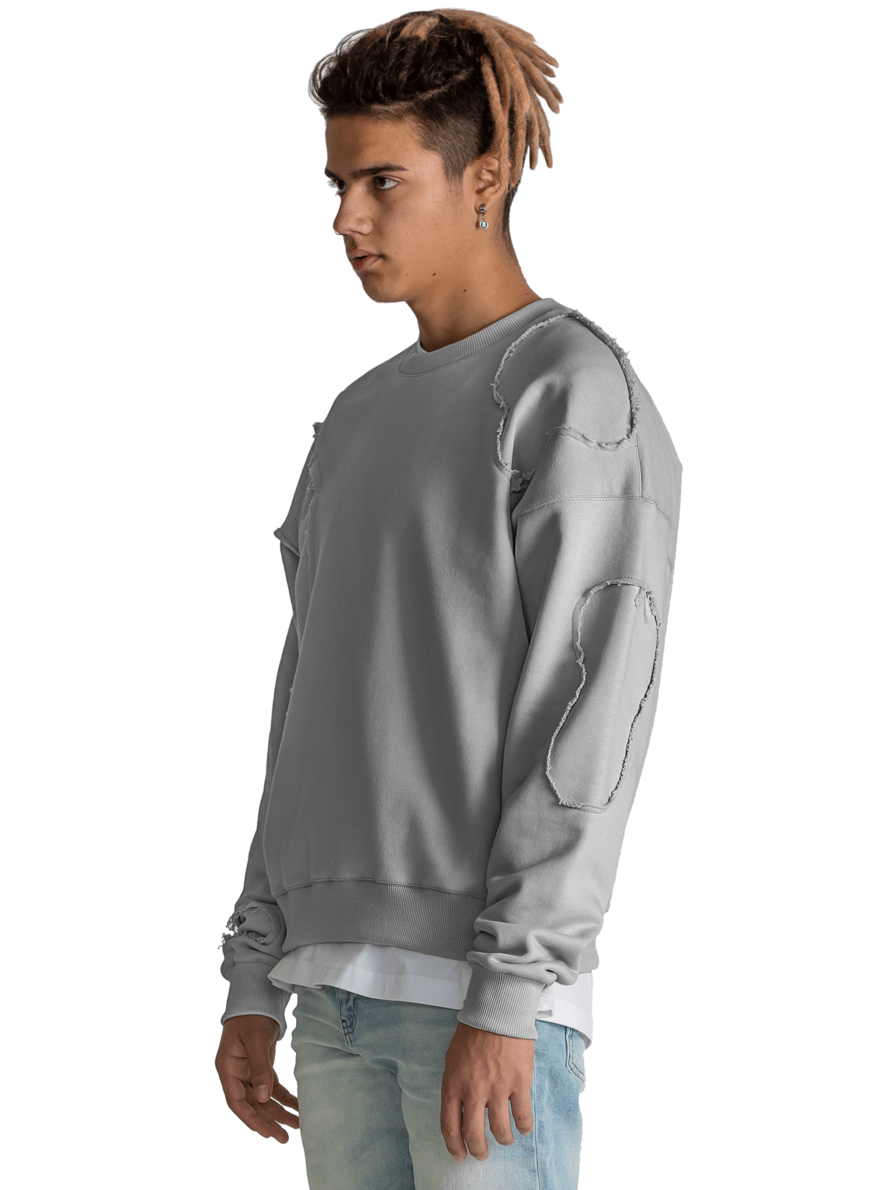 Repaired Sweater - Stone