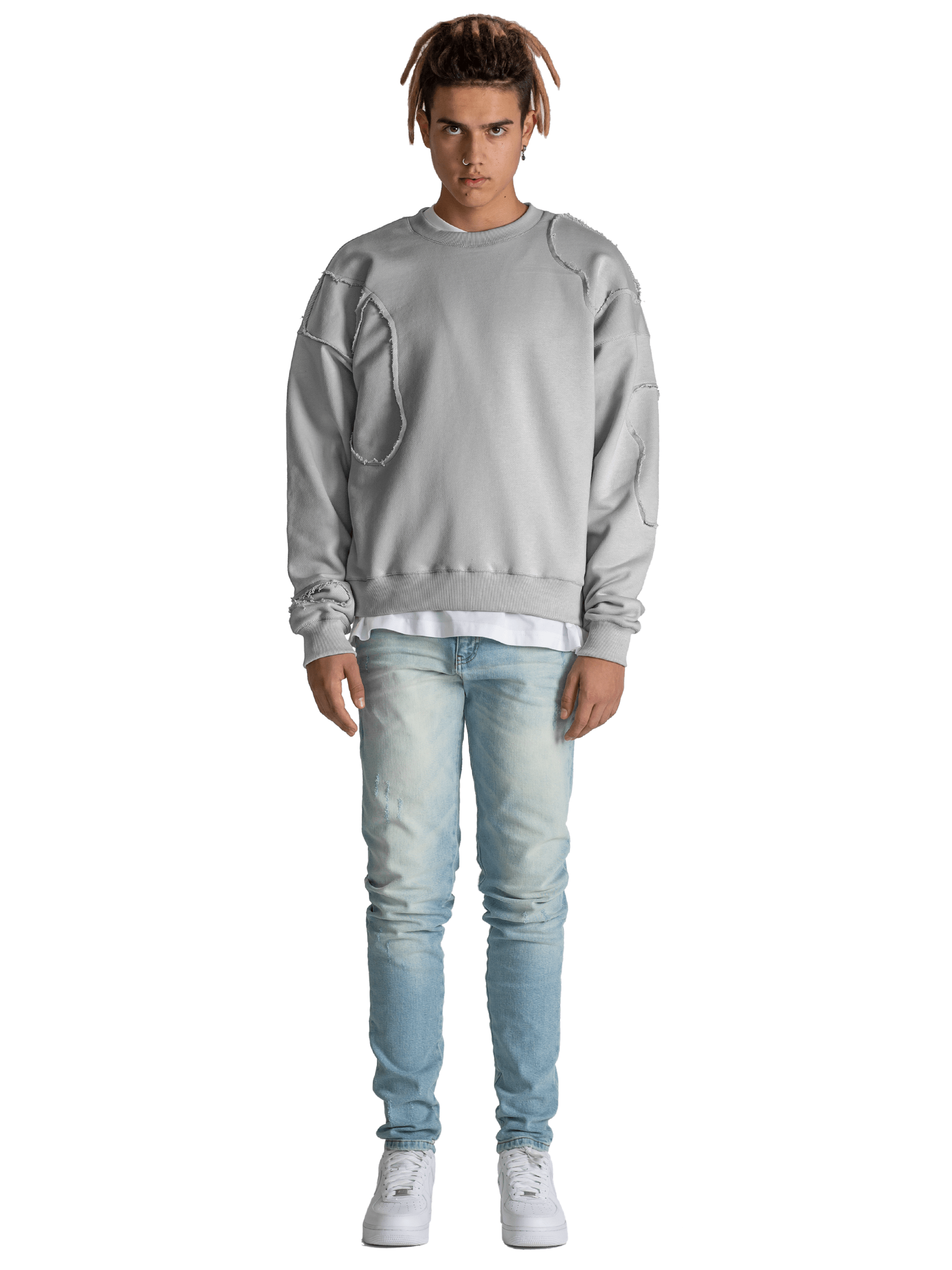 Repaired Sweater - Stone