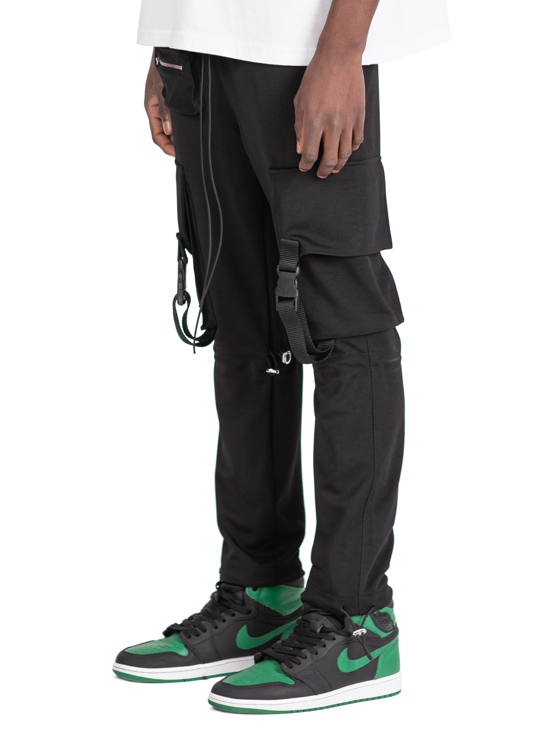 Sports Cargo Pants - Black