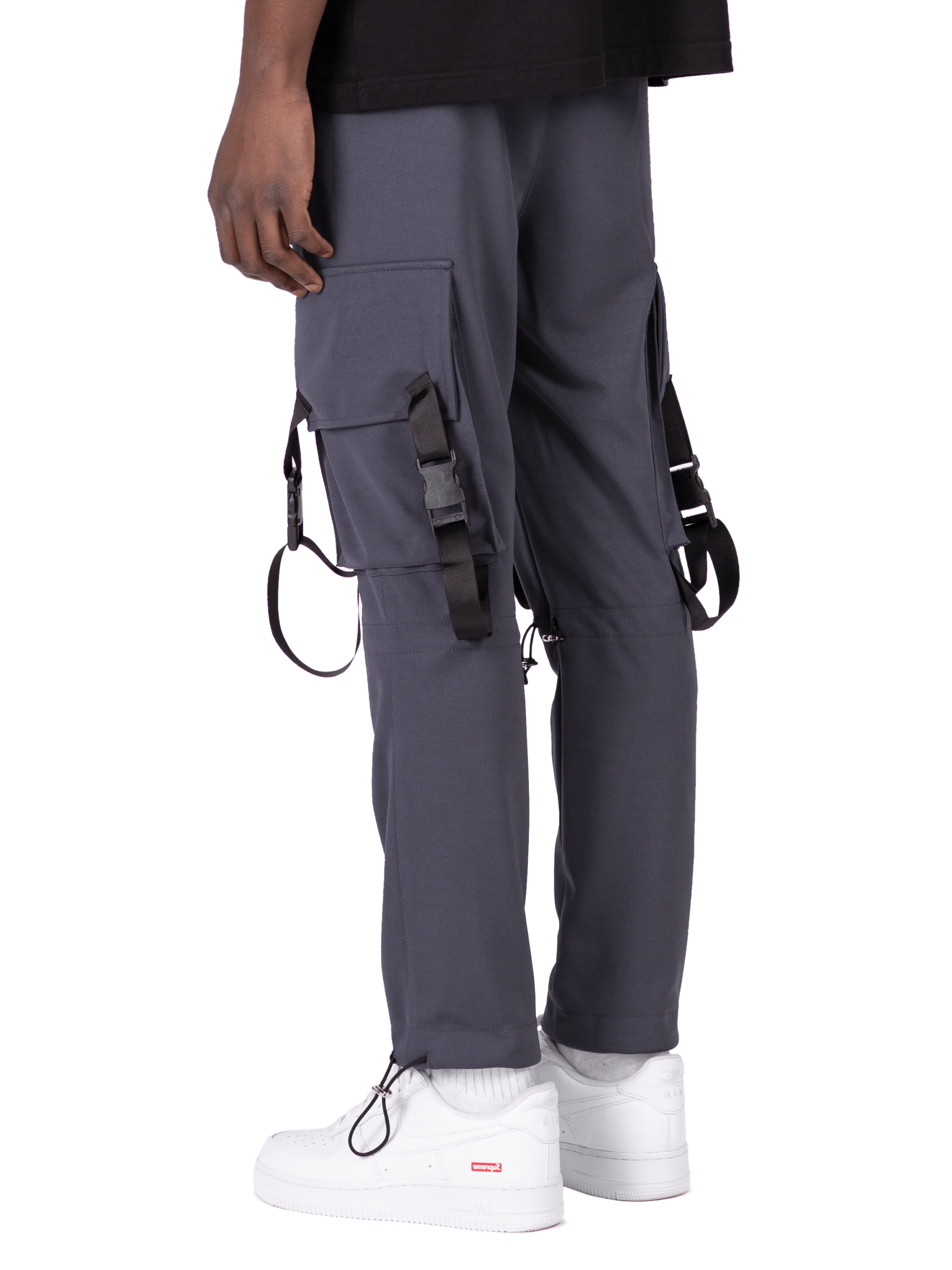 Sports Cargo Pants - Grey