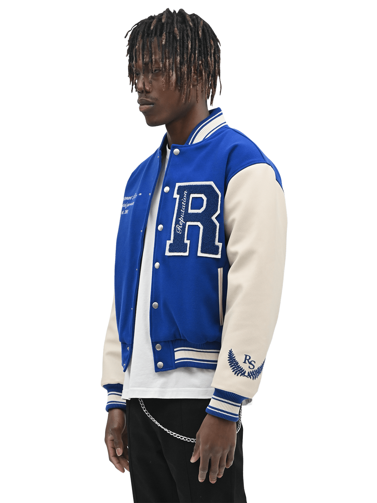 "Statement Piece" Varsity Jacket - Royal Blue - Reputation Studios