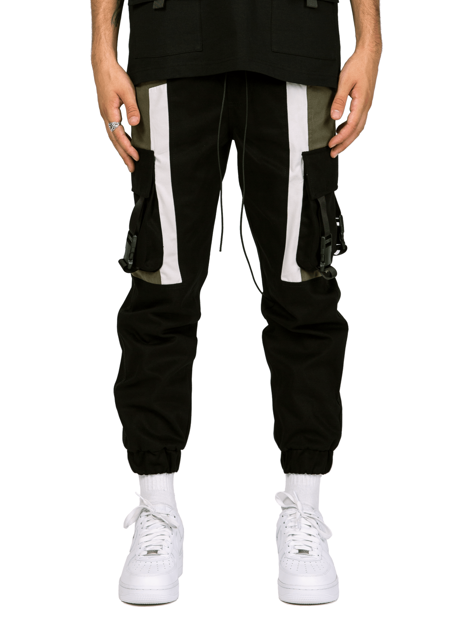 Pocket Cargo Pants - Black