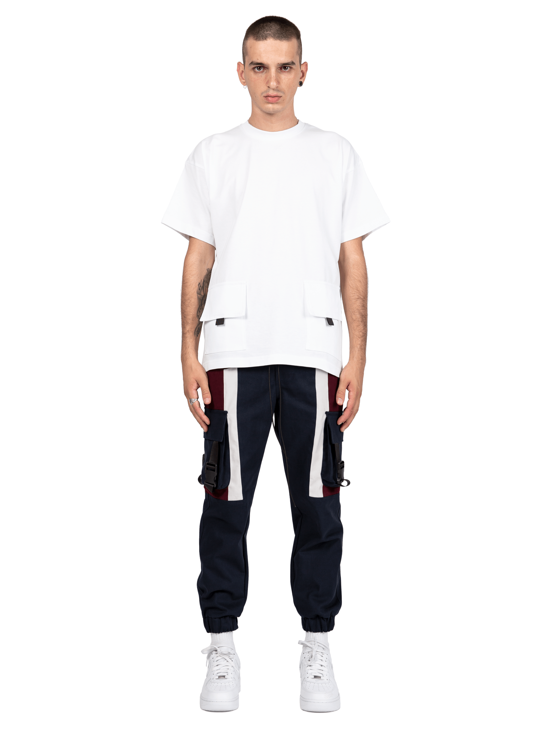 Pocket Cargo Pants - Navy
