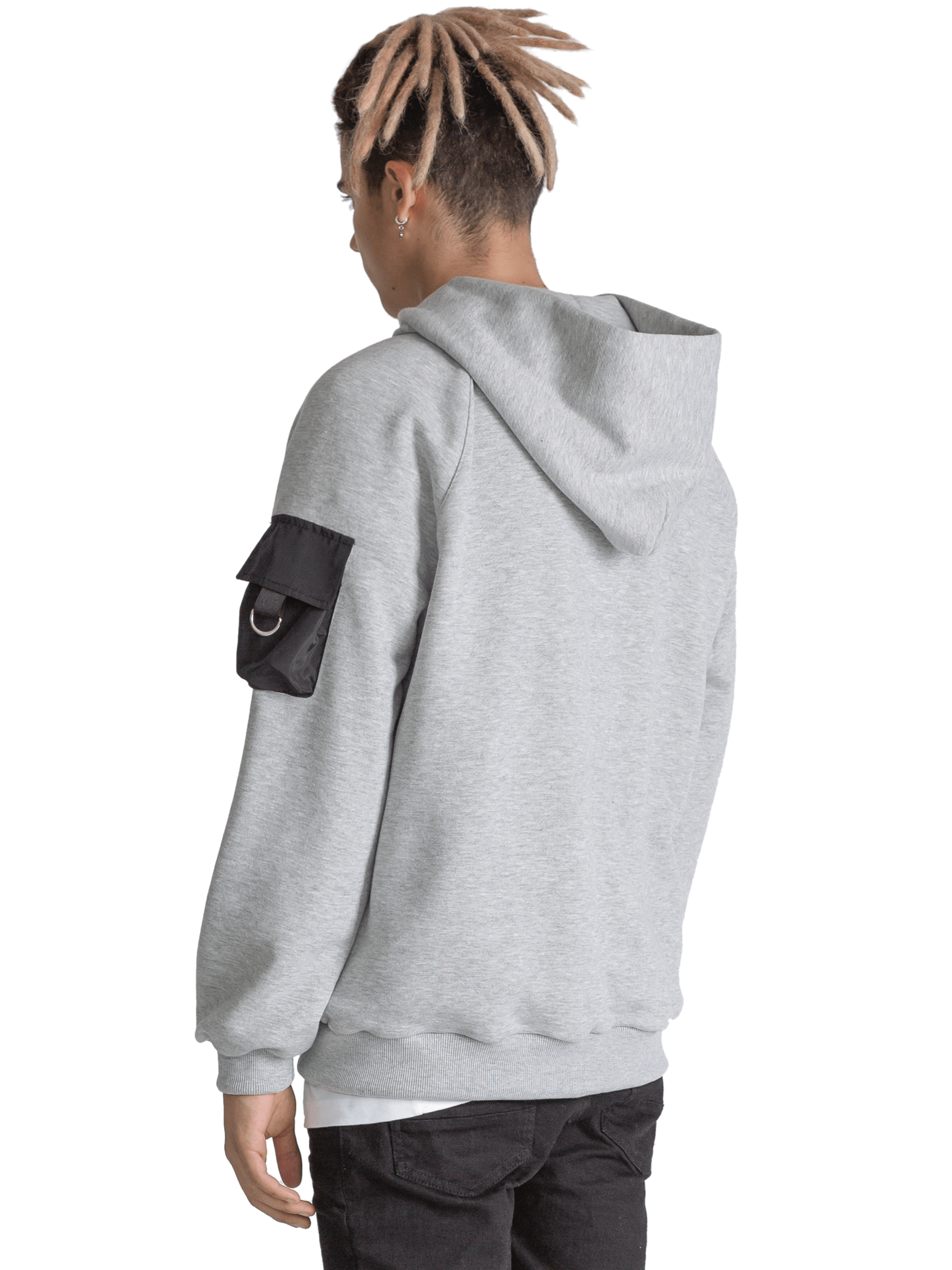 Utility Hoodie - Heather Grey