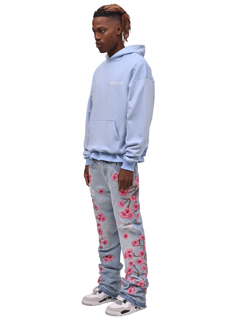 "Statement Piece" Hoodie - Uni Blue