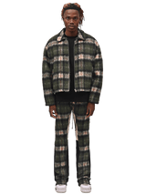 Mohair Flare Sweatpants - Emerald