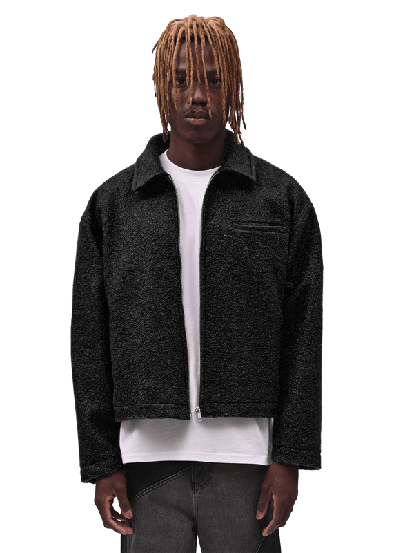 Cropped Jacket - Black
