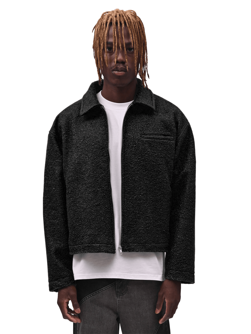 Cropped Jacket - Black