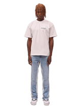 Flare Track Denim - Light Stone