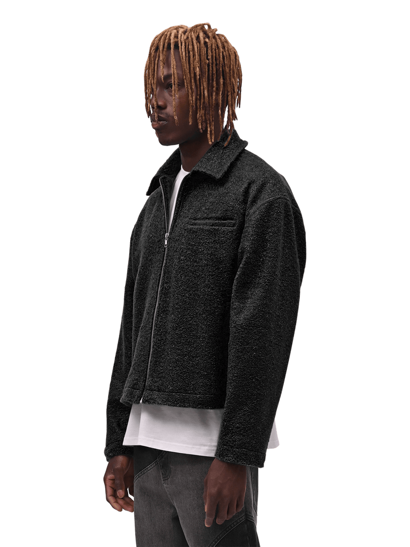 Cropped Jacket - Black