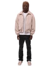 Faux Fur Jacket - Cream
