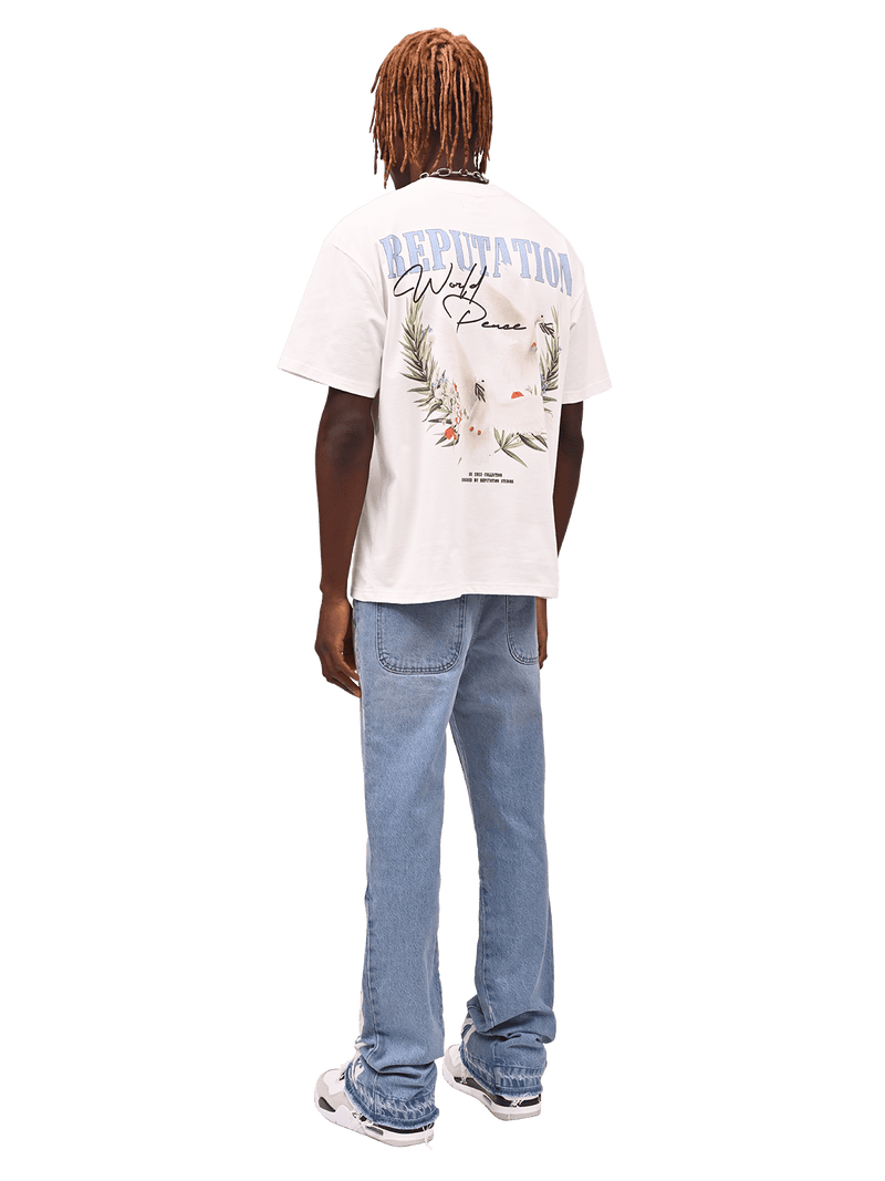 World Peace Graphic Tee - Off White