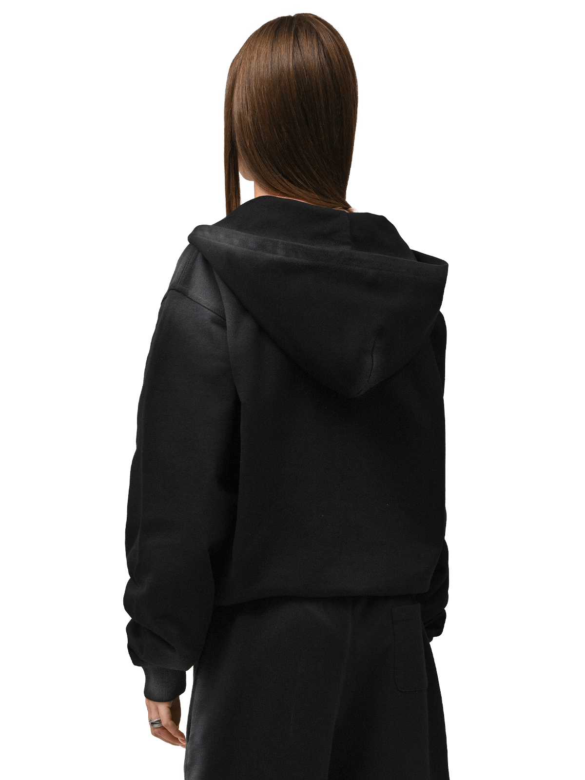 Y2K Zipper Hoodie - Black