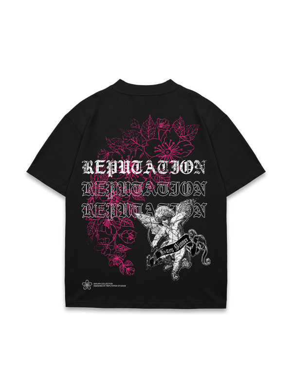 Sakura Graphic Tee - Black