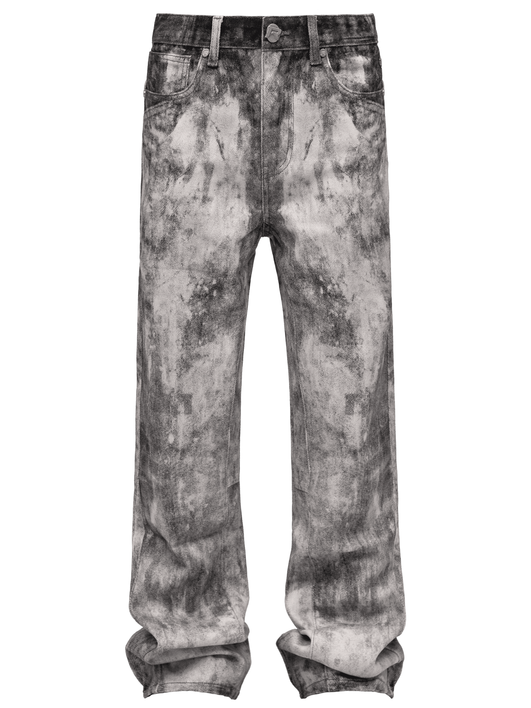 Acid Rinse Flare Denim