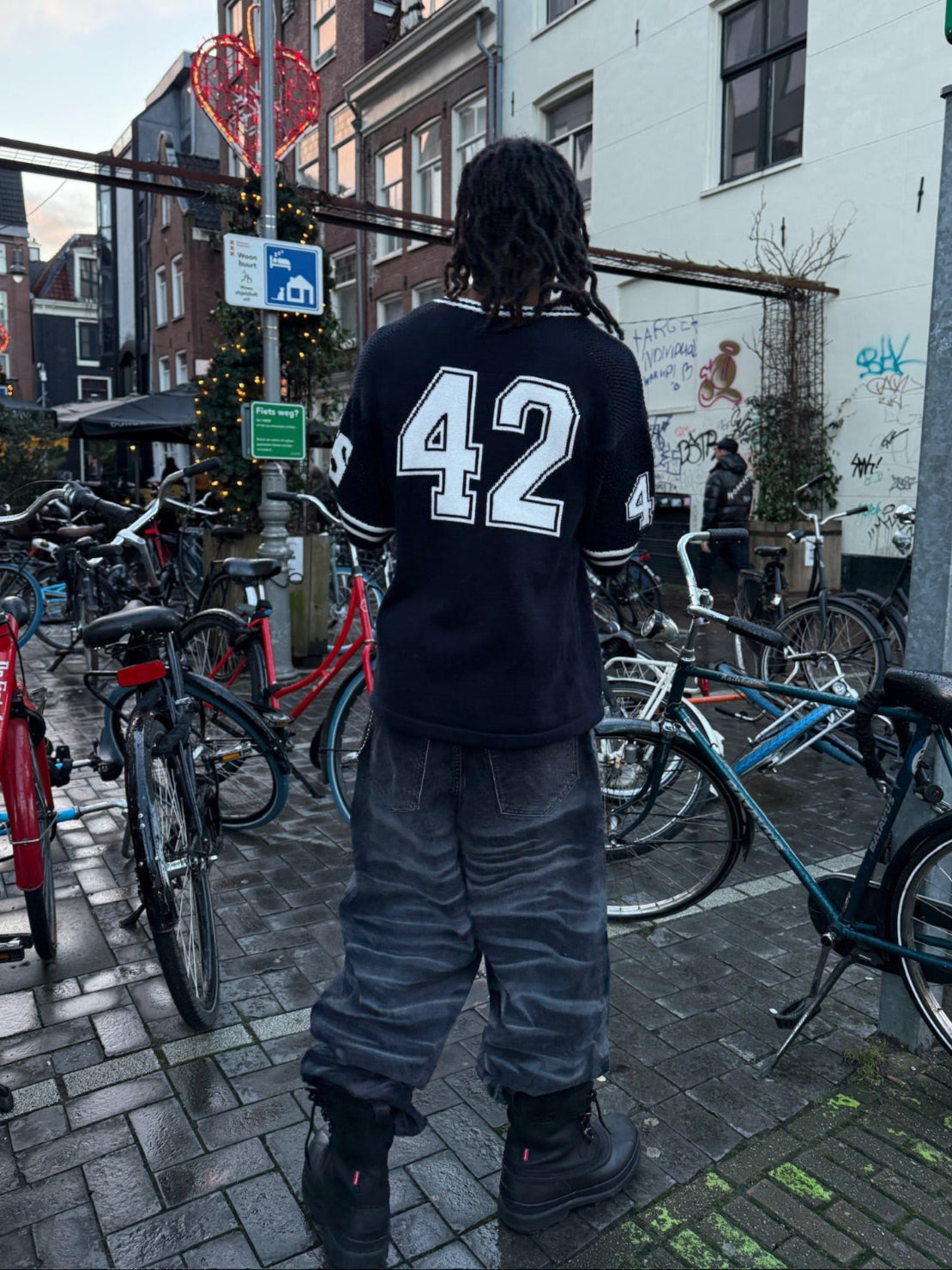 Grunge Baggy Denim - Black