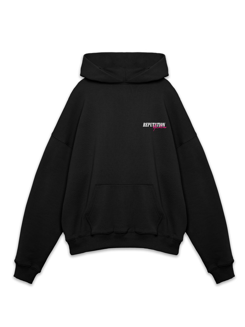 White top reputation hoodie