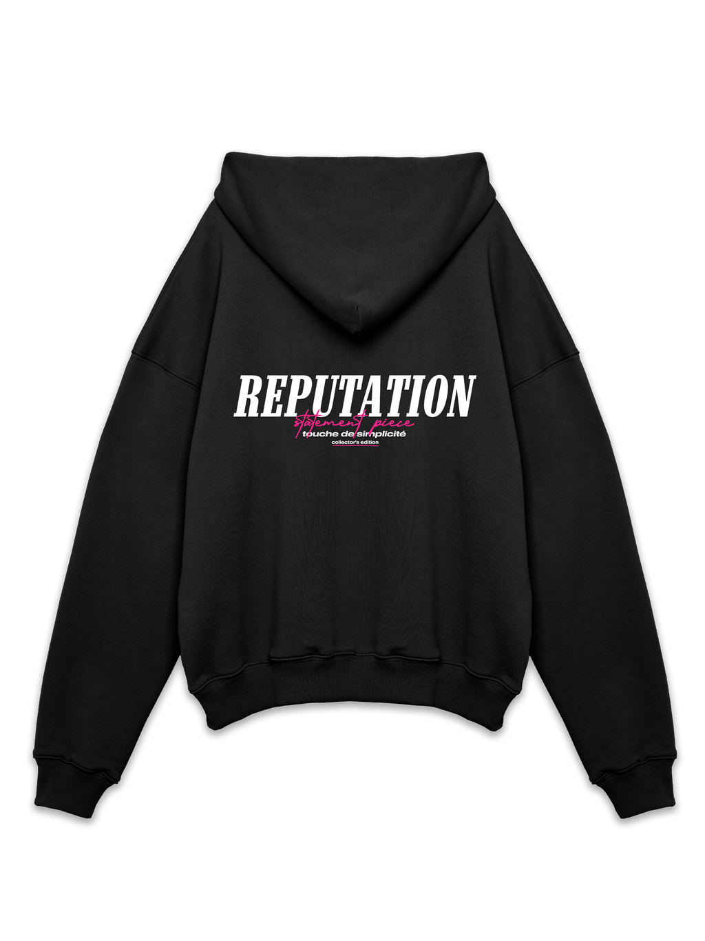 White top reputation hoodie