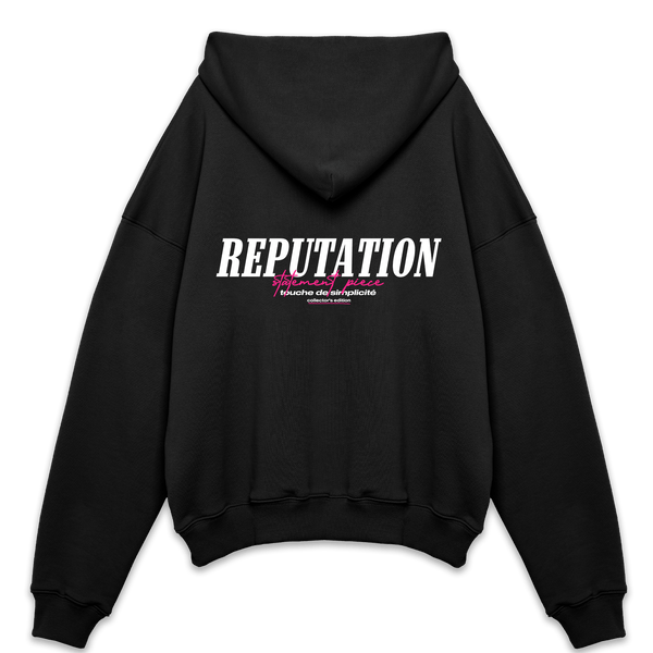 White sales reputation hoodie