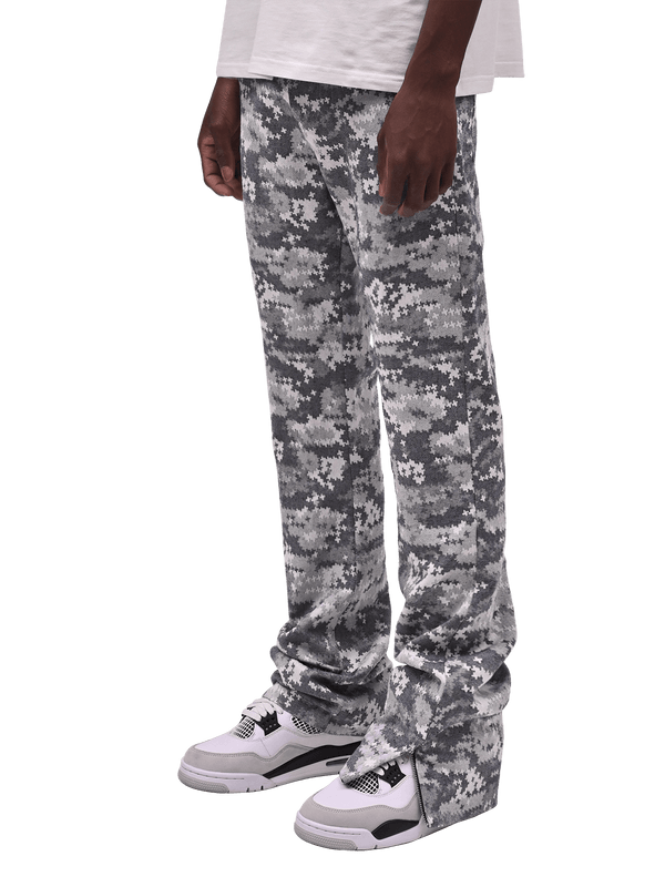 Flare Tapestry Pants -  Pixel Stone
