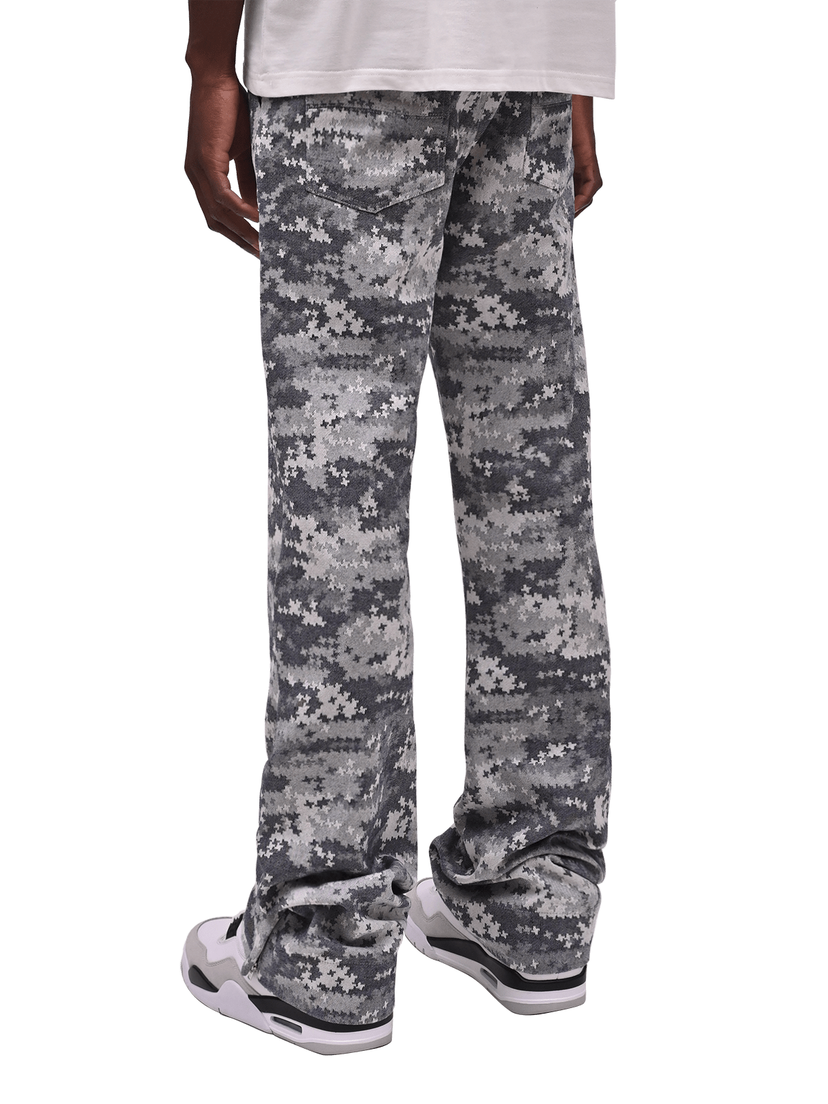Flare Tapestry Pants -  Pixel Stone