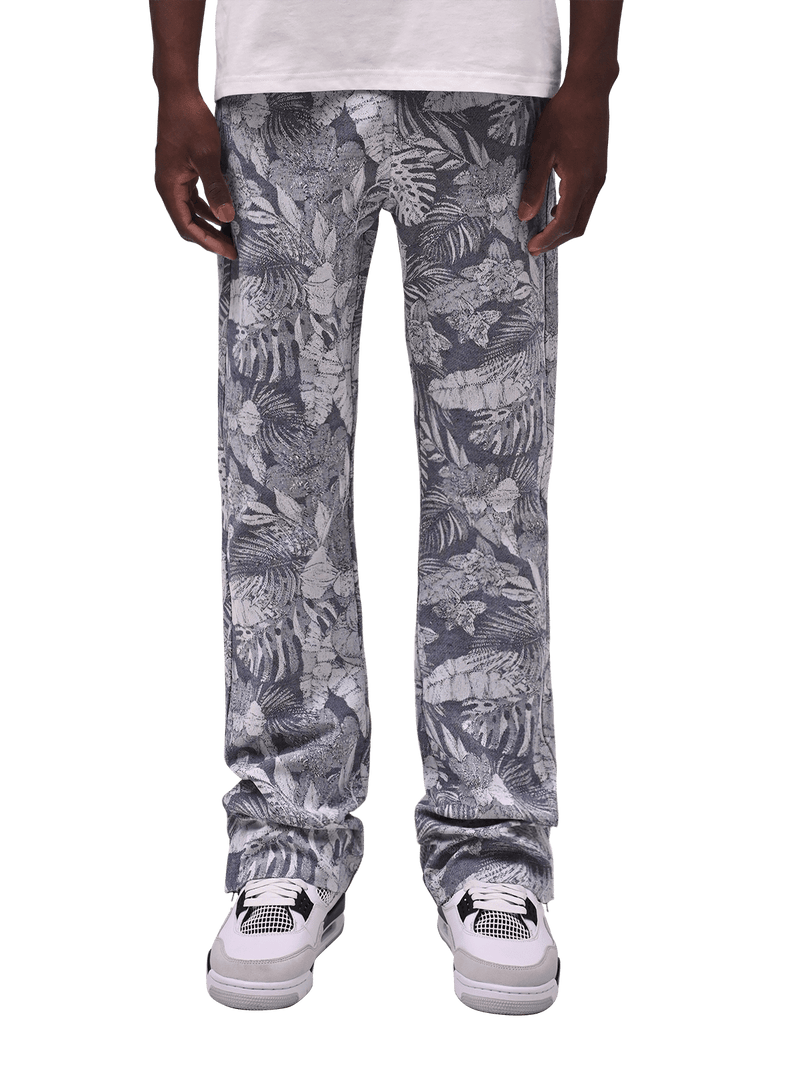 Flare Tapestry Pants -  Tropical