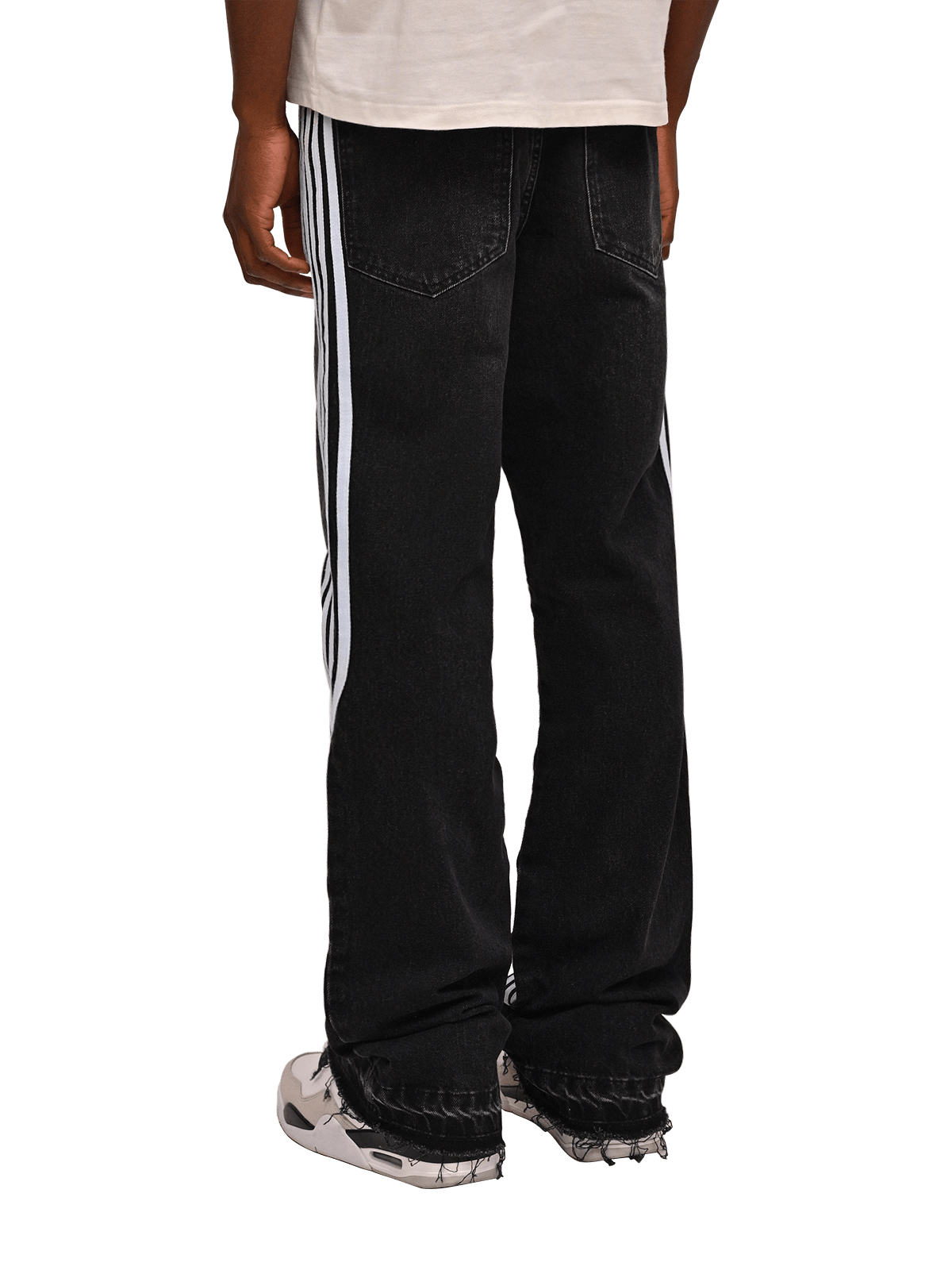 Racer Flare Denim - Black