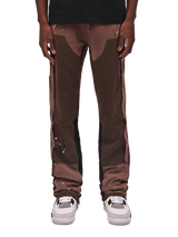Flare Canvas Pants - Mocha
