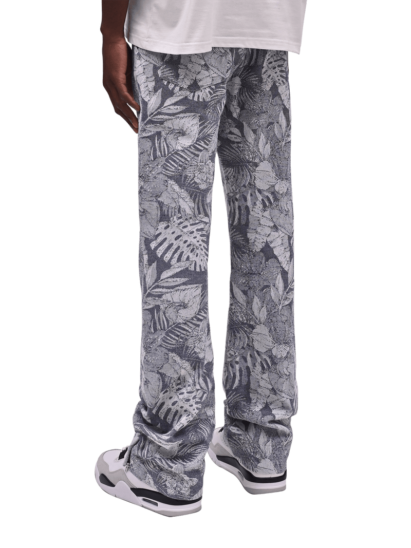 Flare Tapestry Pants -  Tropical