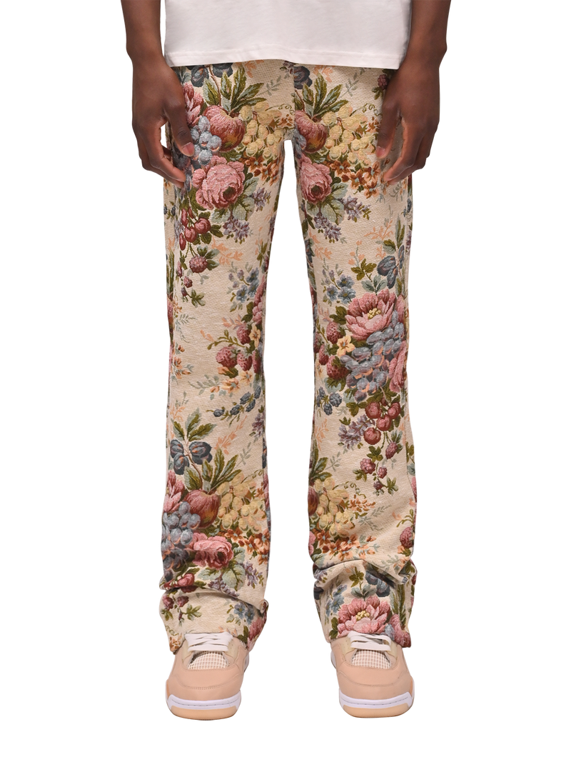 Flare Tapestry Pants - Botanic