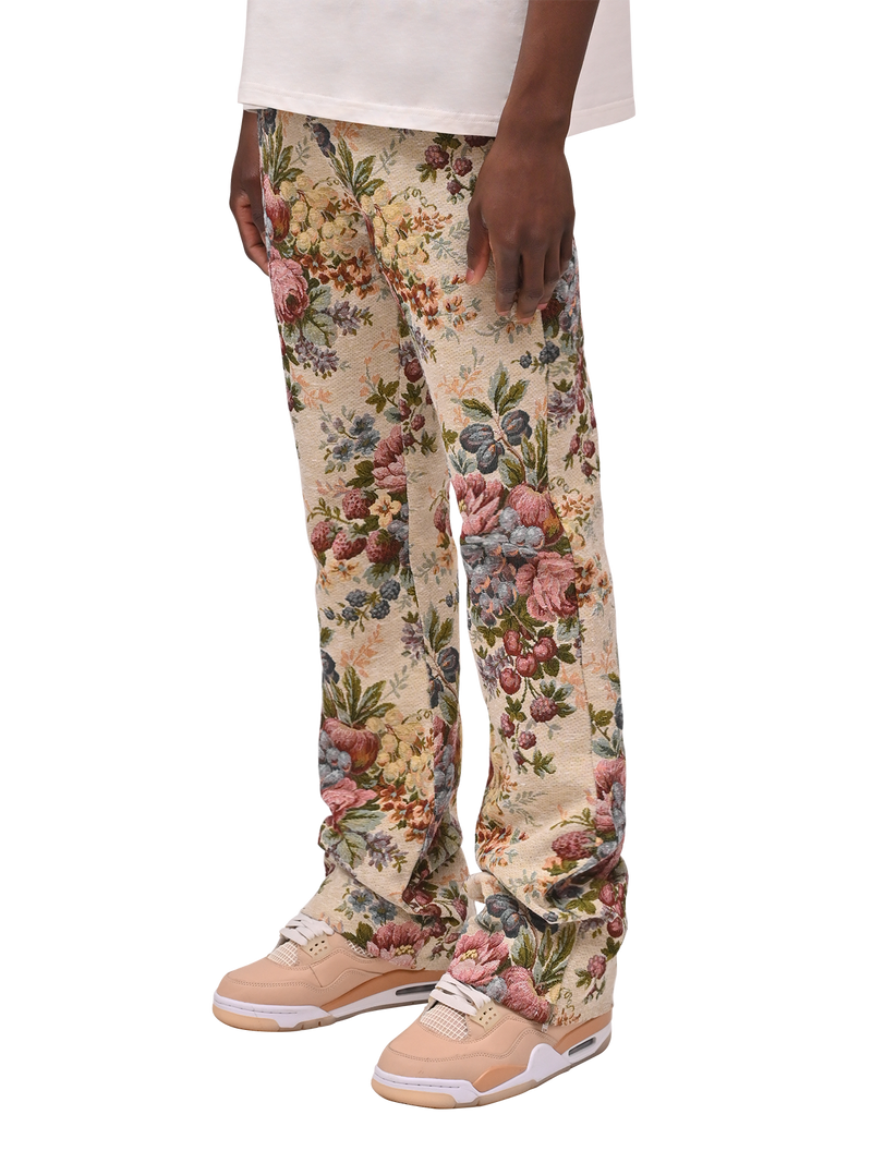 Flare Tapestry Pants - Botanic